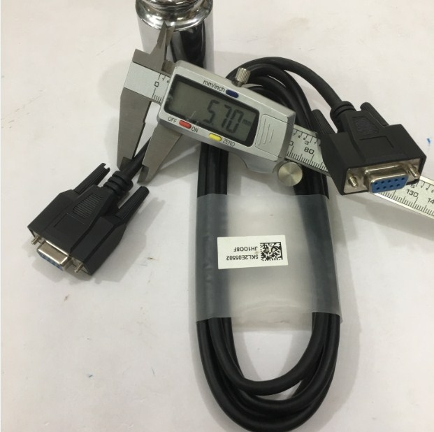 Cáp Máy In Phun Mã Vạch Công Nghiệp Hitachi Inkjet Printer RS-232C Null Modem With Partial Handshaking DB9 Female to DB9 Female Cable PVC Black Length 1.8M