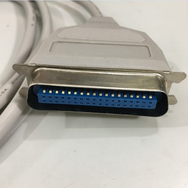 Cáp OEM Furuno 57FE-17JE-BC10P-L3000 Dài 2M 6.5Ft Parallel Printer Cable DB25 Male to CN36 Centronics 36 Pin Male For Furuno NBDP IB-583/585 and Furuno Printer Interface Unit IF-8500