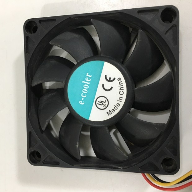 Fan E-COOLER R127015DL 70x70x15mm DC 12V 0.1A  Connector 3Pin