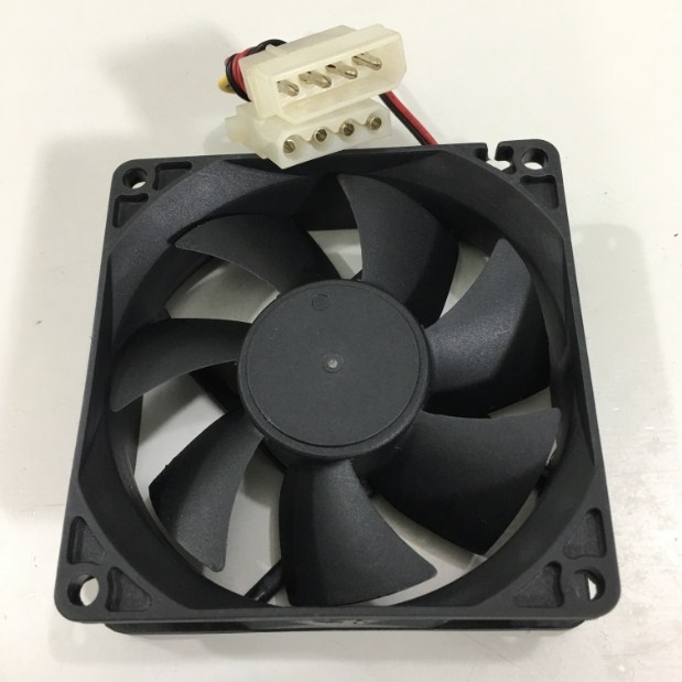 Fan SUPER FAN SDF8025M12S 80x80x25mm DC 12V 0.14A Connector 2Pin