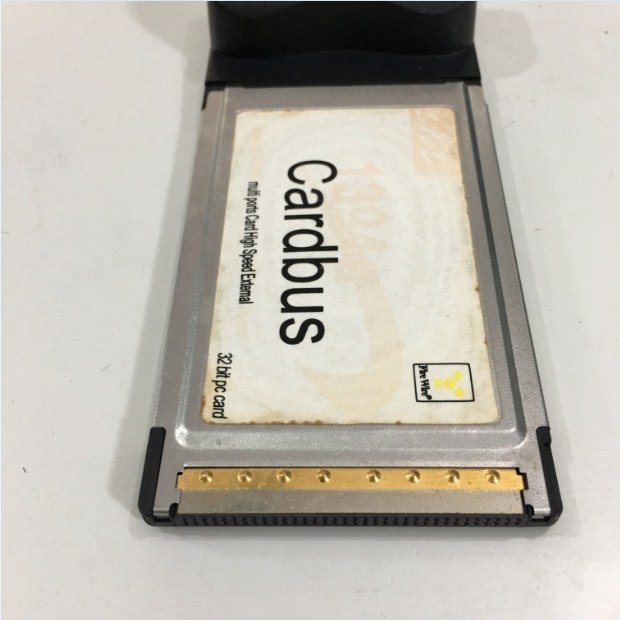 PCMCIA CardBus 54mm to 1394A 6 Pin 3 Port Adapter