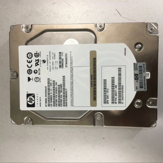 Ổ Cứng Máy Chủ Chuẩn SCSI 40 Pin FC-AL HPE 495277-006 600GB 15000RPM 3.5inch Internal Hard Drive