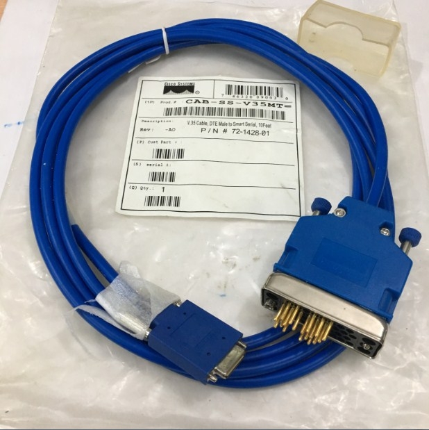 Cáp Điều Khiển Cisco Smart Serial Cable CAB-SS-V35MT 72-1428-01 For Cisco 3600 3700 Cisco 2600 Routers Length 3Metres