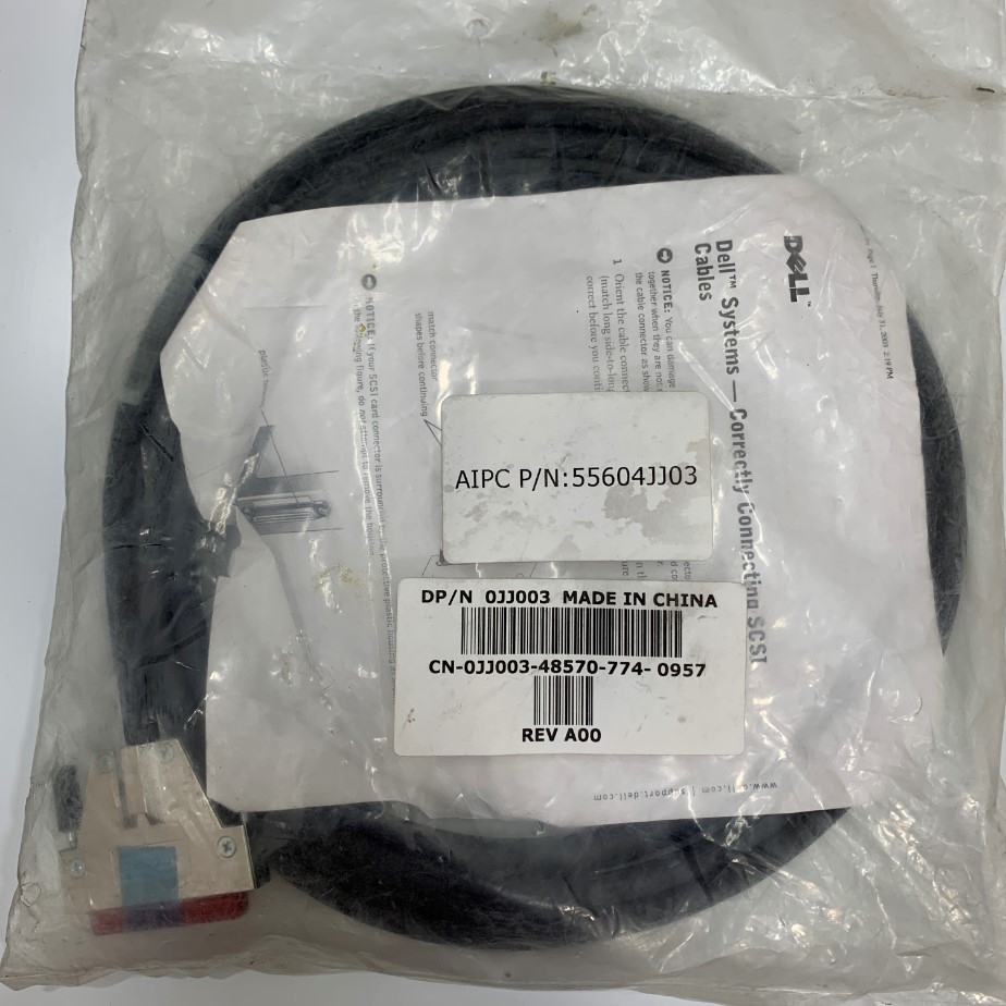 Cáp Kết Nối Dell SCSI Cable 55604JJ03 68 Pin to VHDCI 68 Pin CN-0JJ003-48570-774-0957 Length 4 METROS