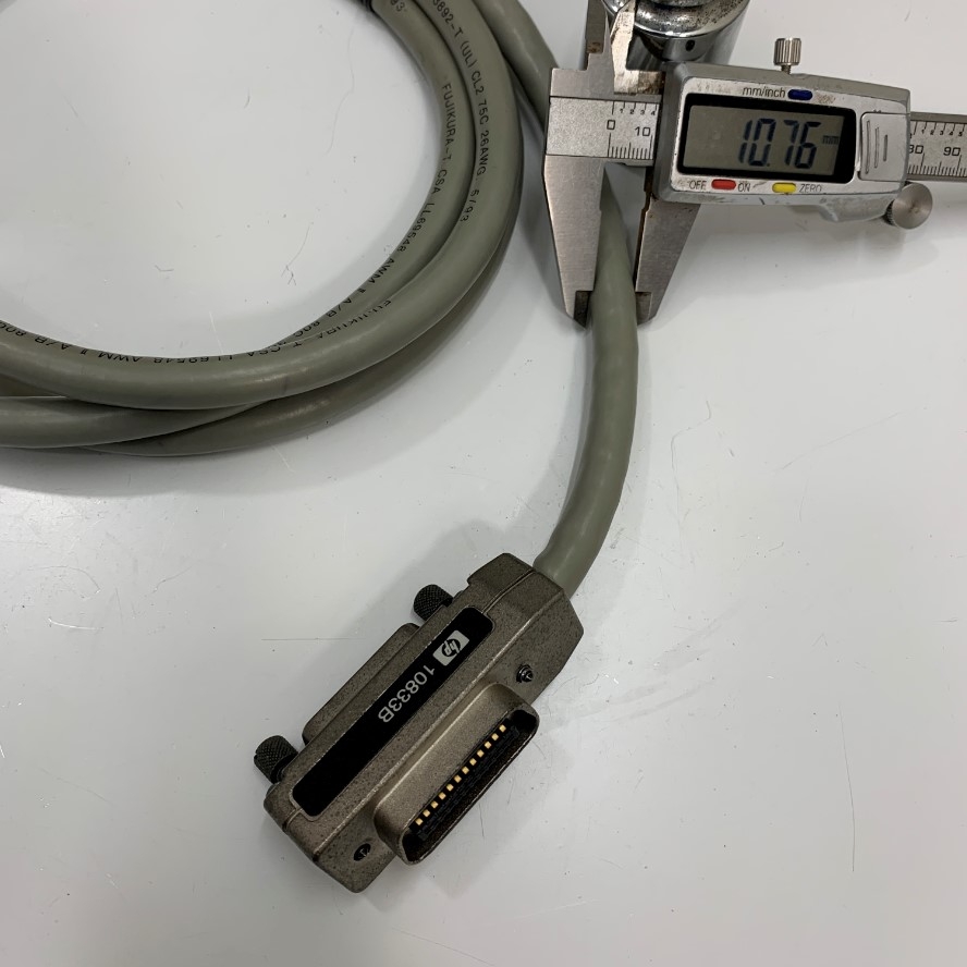 Cáp GPIB/IEEE-488 Agilent HP 10833B Dài 2M 6.5ft  24 Position Plug Double Headed Male/Female For Máy Hiện Sóng Digital Multimeter - Keysight Technologies, Tonghui Hipot Tester