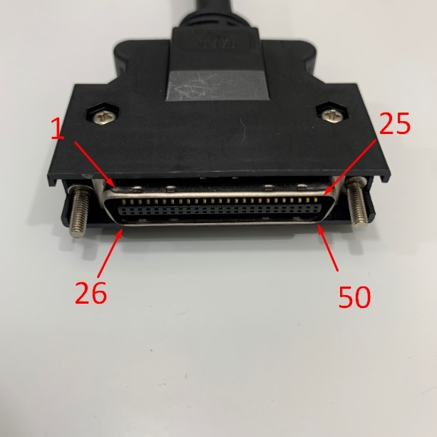 Đầu Rắc Hàn SCSI MDR Connector 50 Pin Male CN1 Servo 3M Plug 10350 Đai Vít  SCSI CN Cable For Yaskawa, Delta, Mitsubishi, Panasonic Servo Jack Connector