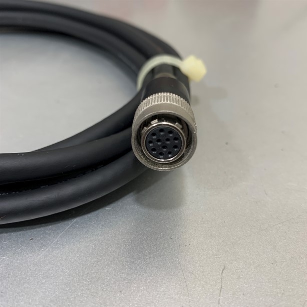 Cáp Kết Nối Điều Khiển SURUGA SEIKI D214-2-2E Cable 2M 12 Pin Hirose HR10A-10P-12S(73) to 09-0341-02-14 (Binder) For Stage Stepper Motor Controller