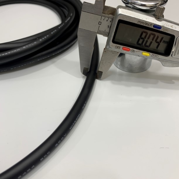 Cáp Tín Hiệu Chống Nhiễu HITACHI AWM E41447-KH STYLE 2464 80C 300V 26AWG x 10PR 20 Core x 0.15mm² Cable OD 8.0mm 3.5 Meter For Encoder Servo Cable
