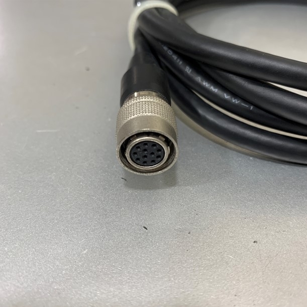 Cáp Kết Nối Điều Khiển Crestron CPC Cami to Canon Lens Camera Power Cable Hirose 12-Pin Female Connector HR10A-10P-12S(73) to DB15 Pin Male D-Sub Cable Length 2M