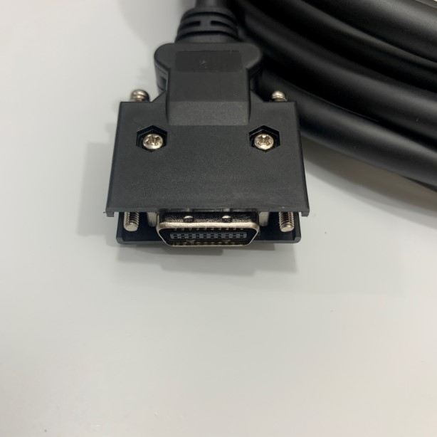 Cáp SCSI Connector Cable MDR 20 Pin Male Plug to Male Plug 3 Meter For Servo Drive Yaskawa Panasonic Mitsubishi