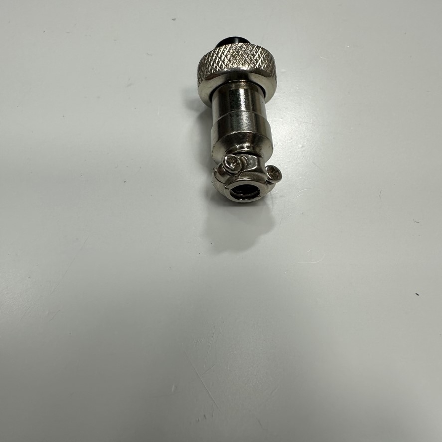 Đầu Jack GX12 5 Pin Female 9mm Aviation Plug Metal Panel Circular Connector For Industrial Control Systems GX12 5-Poles