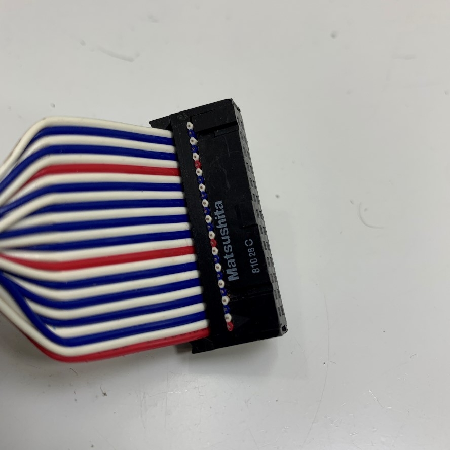 Cáp Techno Drive Board JAE SRCN2A25-24S 24 Pin Female Circular Connector to Matsushita IDC 26 Pin Female Pitch 2.54mm Dài 0.3M