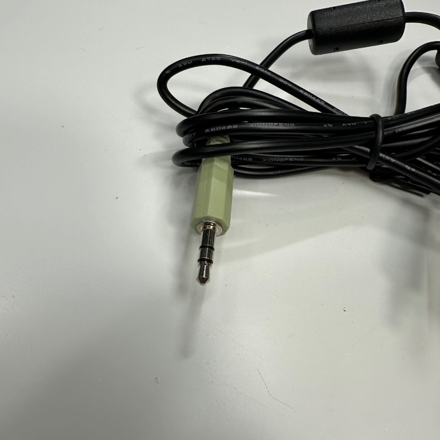 Cáp 1.8M 6ft Aux Audio Cable Ferrite Core Jack 3.5mm Jack 3 Lever Male to Male For Headphone Car Phone Computer