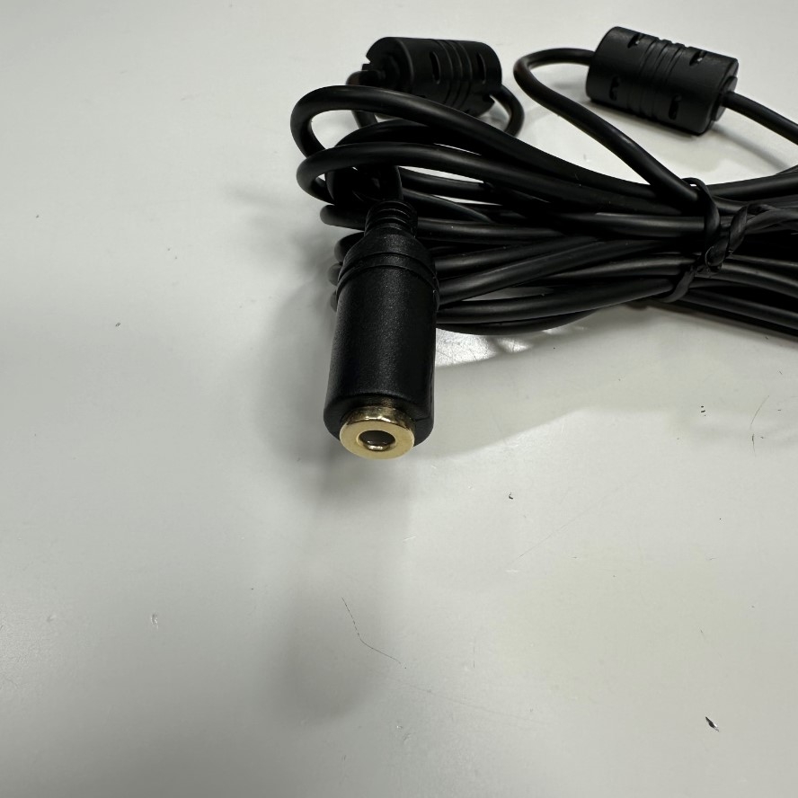 Cáp 3M 10ft Audio Ferrite Core Extension Cable Jack 3.5mm Jack 3 Lever Male to Female For Headphone Car Phone Computer
