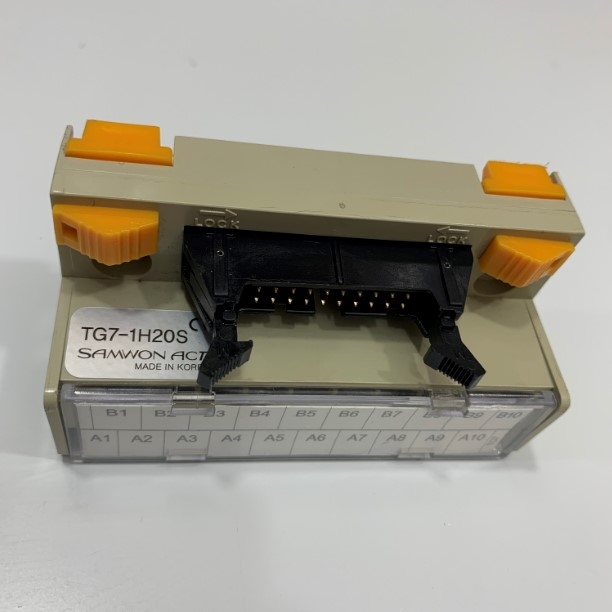 Cầu Đấu Samwon TG7-1H20S ACT Terminal Block Module Hirose 20-Way IDC 20 Pin Male Head Din Rail Mount Interface