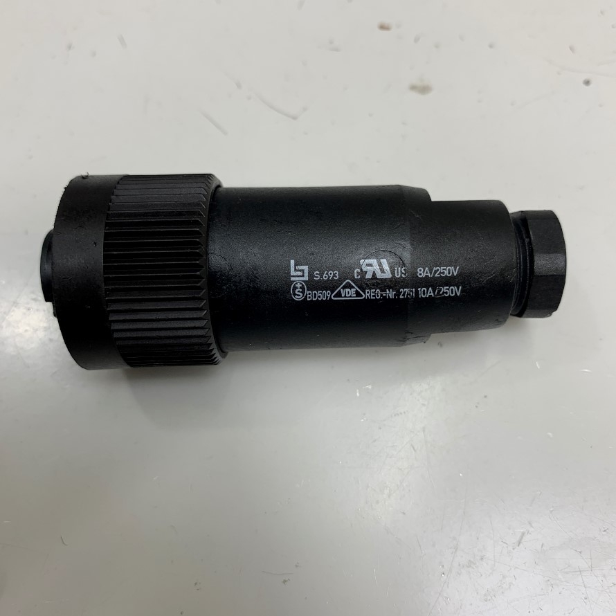 Đầu Jack Original 99-4226-00-07 BINDER Connector M23 7 Pin Female (6+PE) 10A/250V Circular Connector 693 Series 6 Contacts PBT For M23 Signal and Power