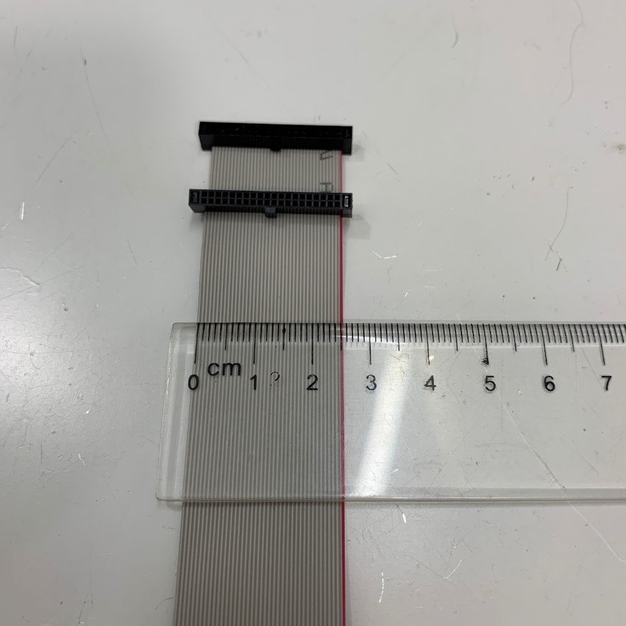 Cáp Flat Ribbon Cable IDC 40 Pin 2 Row 1.27mm Pitch 2x20 Pin 40 Pin 40 Cores x 0.635mm Female to Female Connector Dài 2.5Cm For Instica Board