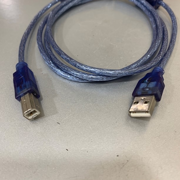 Cáp Máy In OEM Cổng USB 2.0 Printer Cable Type A Male to Type B Male Blue Length 1.5M