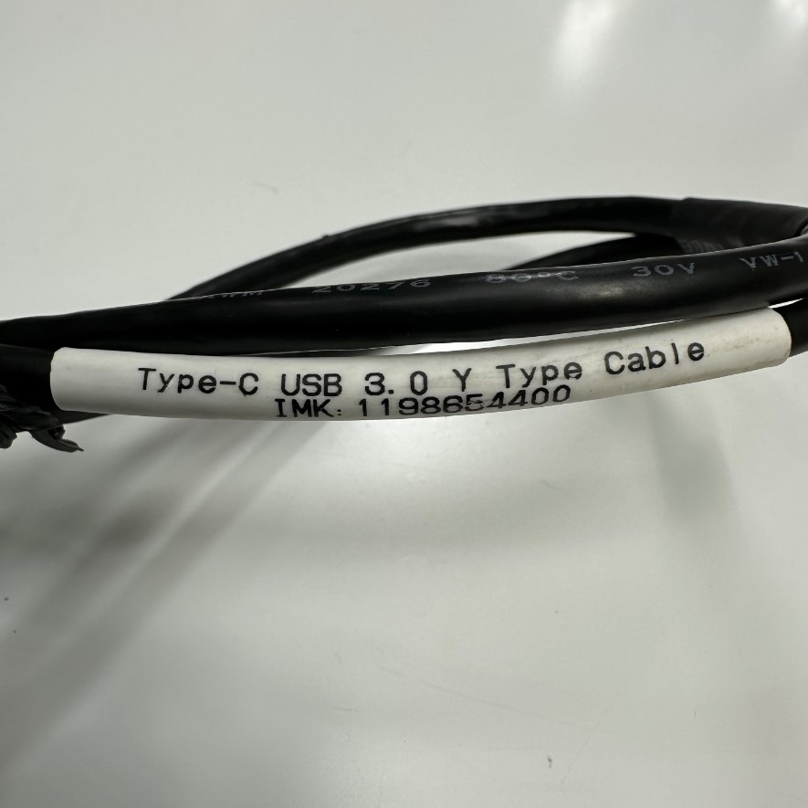 Cáp 0.4M 1.3ft 90 Degree Cable Type-C Male Right Angled to USB 3.0 Male + DB25 Male Splitter Y Cable