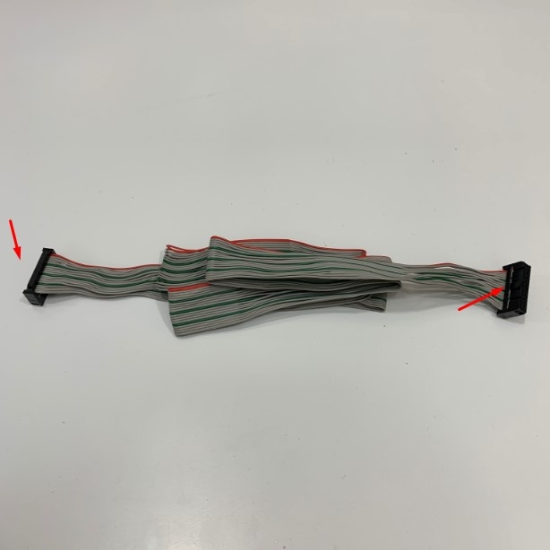 Cáp Hirose IDC 20 Pin Flat Ribbon Cable 20 Wire Dài 1.35M IDC Pitch 2.54mm Type AD Cable Pitch 1.27mm For Terminal Block Module Hirose PLC CNC CMC