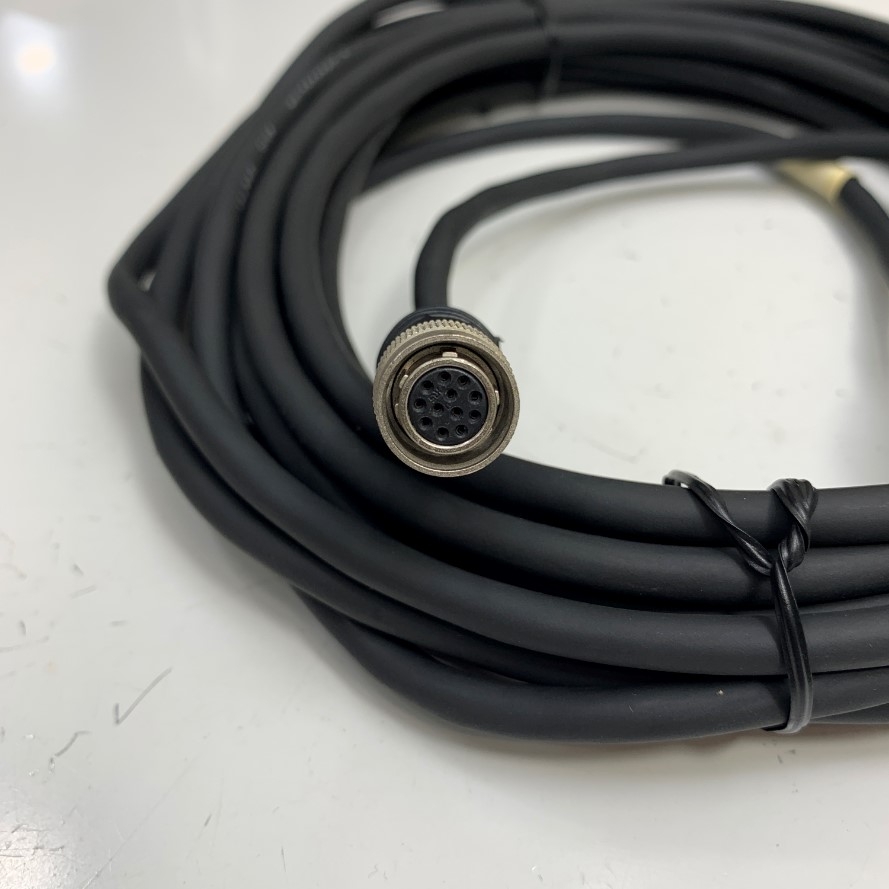 Cáp 7.5M 25ft Cable Power I/O Trigger Hirose 12 Pin Female HR10A-10P-12S(73) to Hirose 12 Pin Male HR10A-10P-12P(73) Cable HIRAKAWA-FP 2010 DR8741 For Industrial Basler GigE AVT Camera Sony CCD