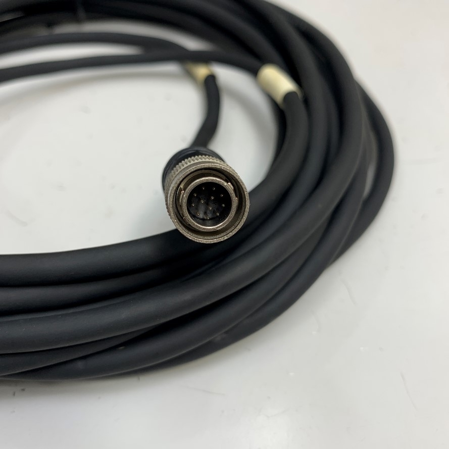 Cáp 7.5M 25ft Cable Power I/O Trigger Hirose 12 Pin Female HR10A-10P-12S(73) to Hirose 12 Pin Male HR10A-10P-12P(73) Cable HIRAKAWA-FP 2010 DR8741 For Industrial Basler GigE AVT Camera Sony CCD