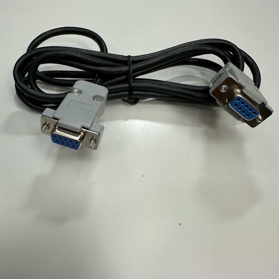 Cáp 1.8M 6ft RS232-C Cross Shielded Cable DB9 Female to Female For Cân Phân Tích Shimadzu Analytical Balance witch Computer Data Communication