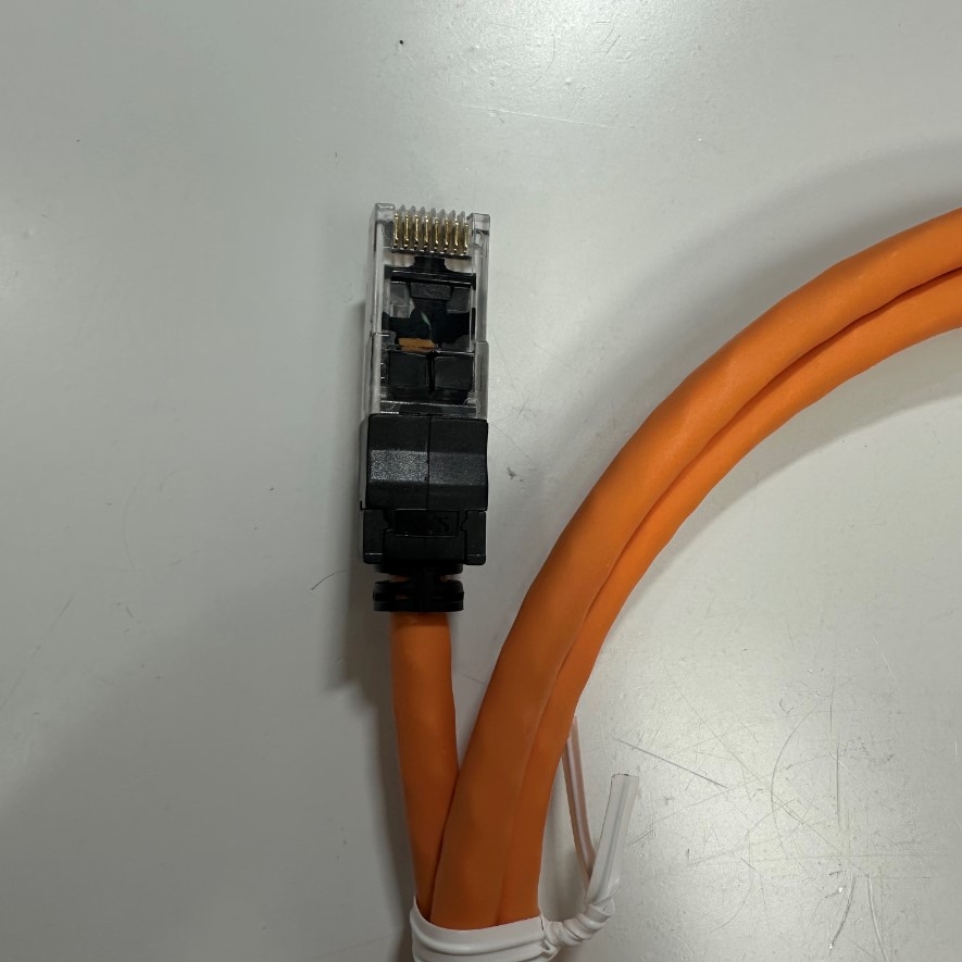 Cáp Mạng 1M 3.3ft N116.P1A010OK LANmark CAT6 UTP Ethernet Cable RJ45 to RJ45 Orange LSZH 24AWG Nexans 4PR For Industrial Ethernet Cable