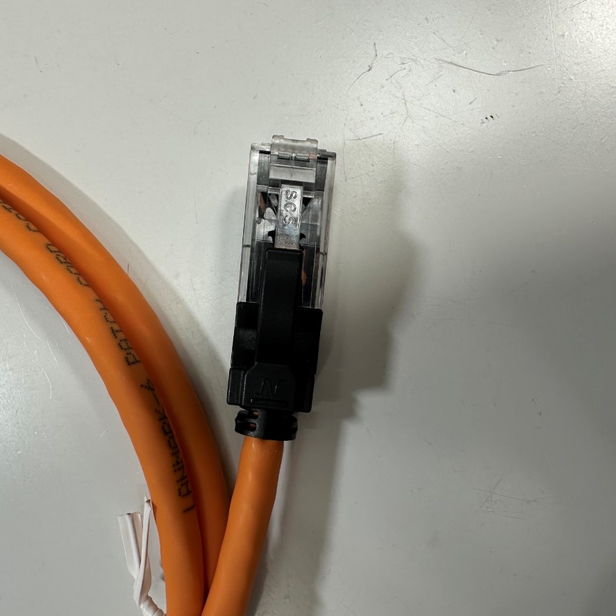 Cáp Mạng 1M 3.3ft N116.P1A010OK LANmark CAT6 UTP Ethernet Cable RJ45 to RJ45 Orange LSZH 24AWG Nexans 4PR For Industrial Ethernet Cable