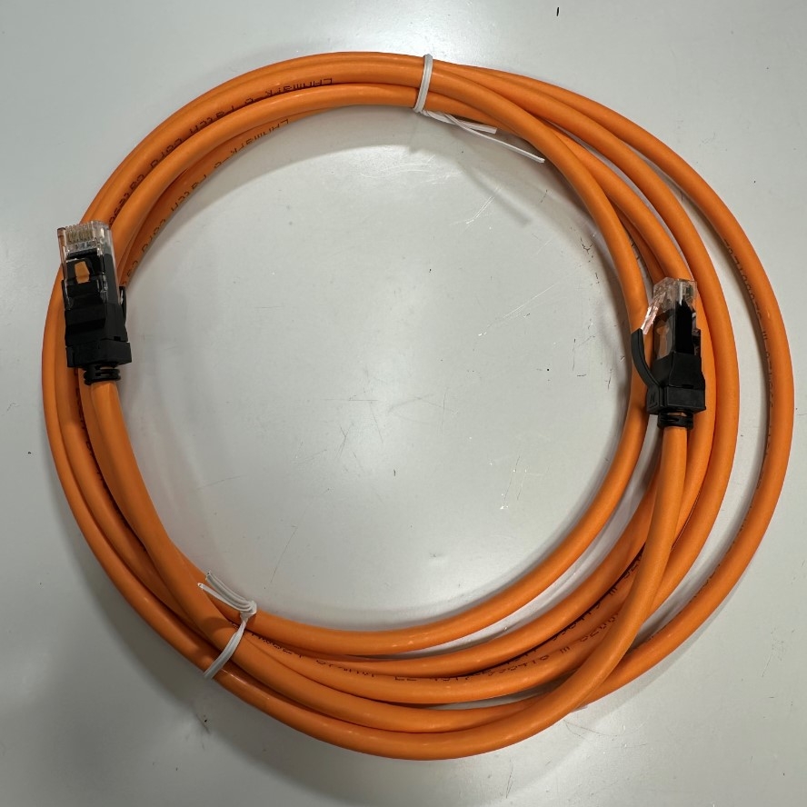 Cáp Mạng 3M 10ft N116.P1A030OK Nexans CAT6 Unscreened UTP Ethernet Cable RJ45 to RJ45 Orange LSZH 24AWG LANmark 4PR For Industrial Ethernet Cable