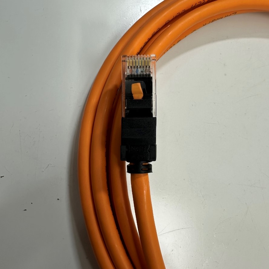 Cáp Mạng 3M 10ft N116.P1A030OK Nexans CAT6 Unscreened UTP Ethernet Cable RJ45 to RJ45 Orange LSZH 24AWG LANmark 4PR For Industrial Ethernet Cable