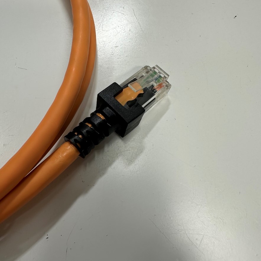 Cáp Mạng 1M 3.3ft N101.214CO Nexans LANmark-6 Patch Cord CAT6 Unscreened UTP Ethernet Cable RJ45 to RJ45 Orange LSZH 24AWG Nexans 4PR For Industrial Ethernet Cable