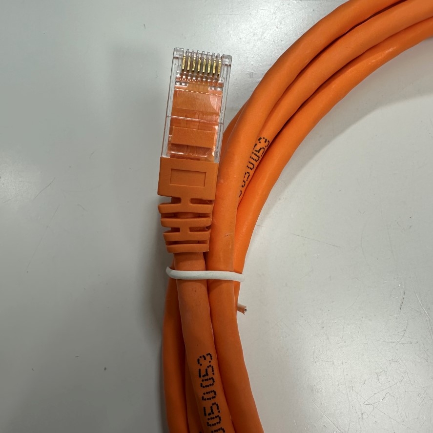 Cáp Mạng 3M 10ft N101.21EFOO Nexans Essential Patch Cord CAT6 Unscreened UTP Ethernet Cable RJ45 to RJ45 Orange LSZH 24AWG Nexans 4PR For Industrial Ethernet Cable