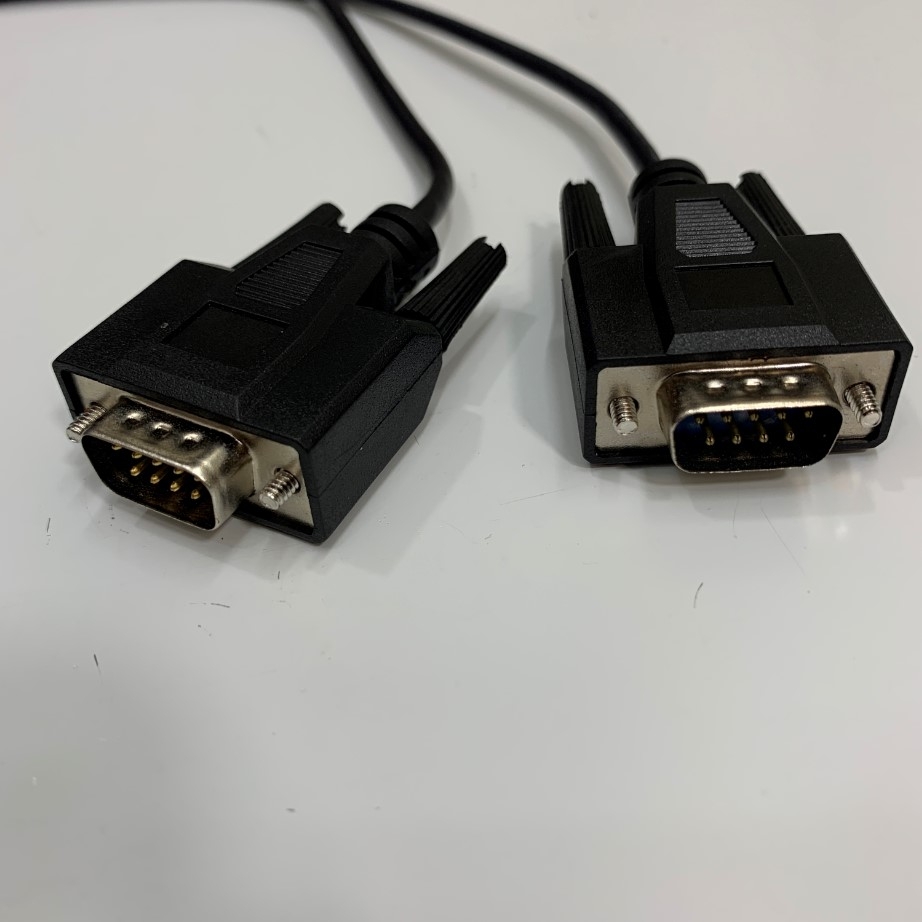 Cáp DB9 Female to 2 Ports DB9 Male Splitter Serial Cable Dài 0.4M For Máy Xét Nghiệm Sinh Hóa Tự Động Với Computer and Barcode Scanner Quét Mã Vạch