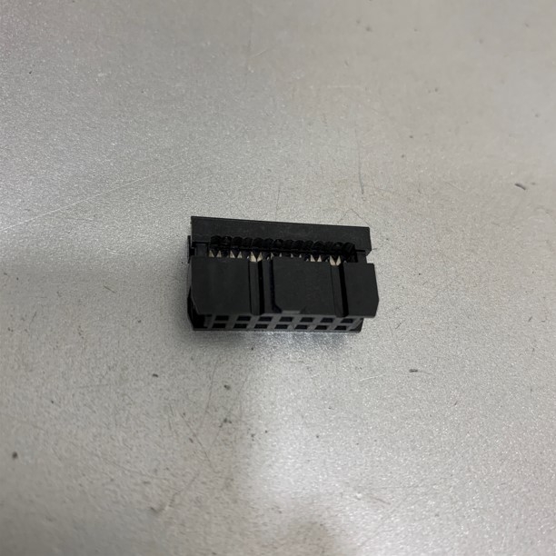 Đầu Nối Cáp 14 Pin IDC Female Header Flat Ribbon Cable Connector with Strain Relief 2 Rows 2.54 mm