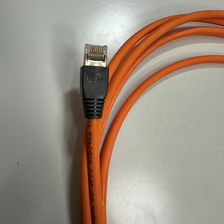 Cáp Mạng 3M 10ft 10 Gbit/s Nexans N101.22GFO LANmark-6A Ultim Patch Cord CAT6A Orange 500MHz RJ45 S/FTP LSZH Shielded 4-Pair 26AWG For Industrial Ethernet Network LAN 10 Gigabit