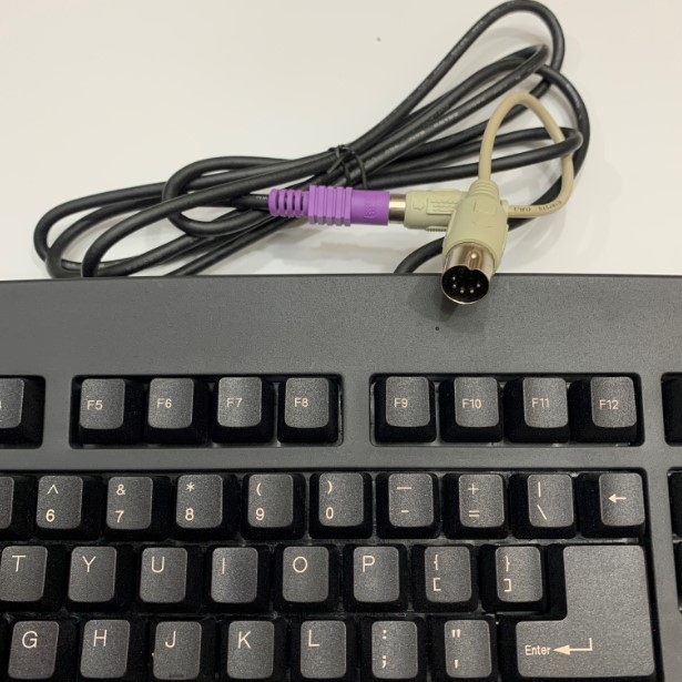 Bàn Phím Microsoft ACK-260 Keyboard DIN 5 Pin Connector For Máy Tính Công Nghiệp Industrial Computers Thiết Bị Y Tế