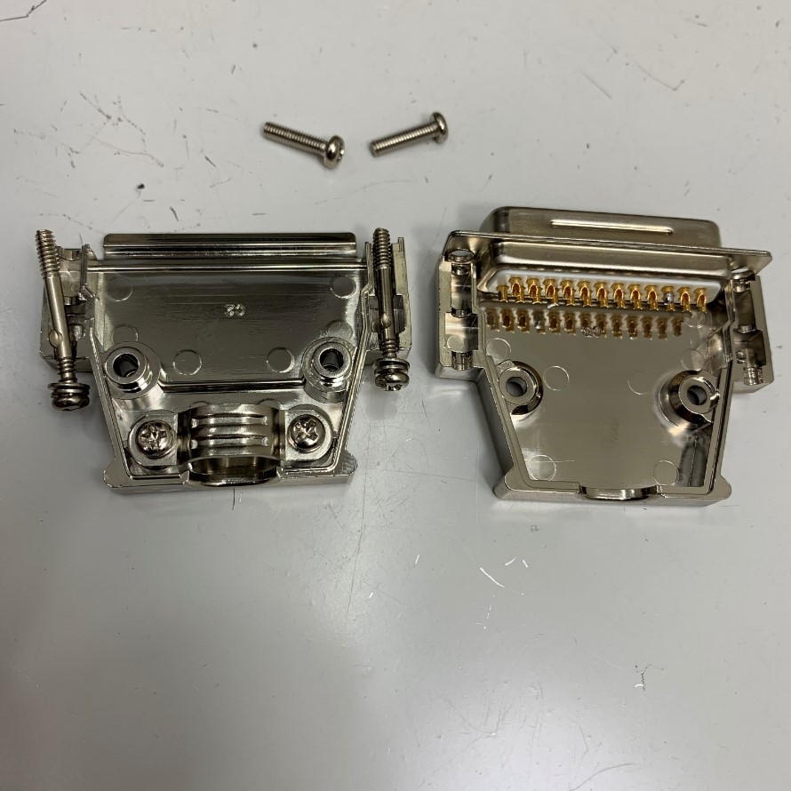 Đầu Jack Hàn Chống Oxy Hóa Original DFS DSH-25 DB 25 Pin Male D-Sub Metal Shell Gold Plated Shell Kit Connector For Audio, Servo Drive Encoder Socket D-sub Connector Cable
