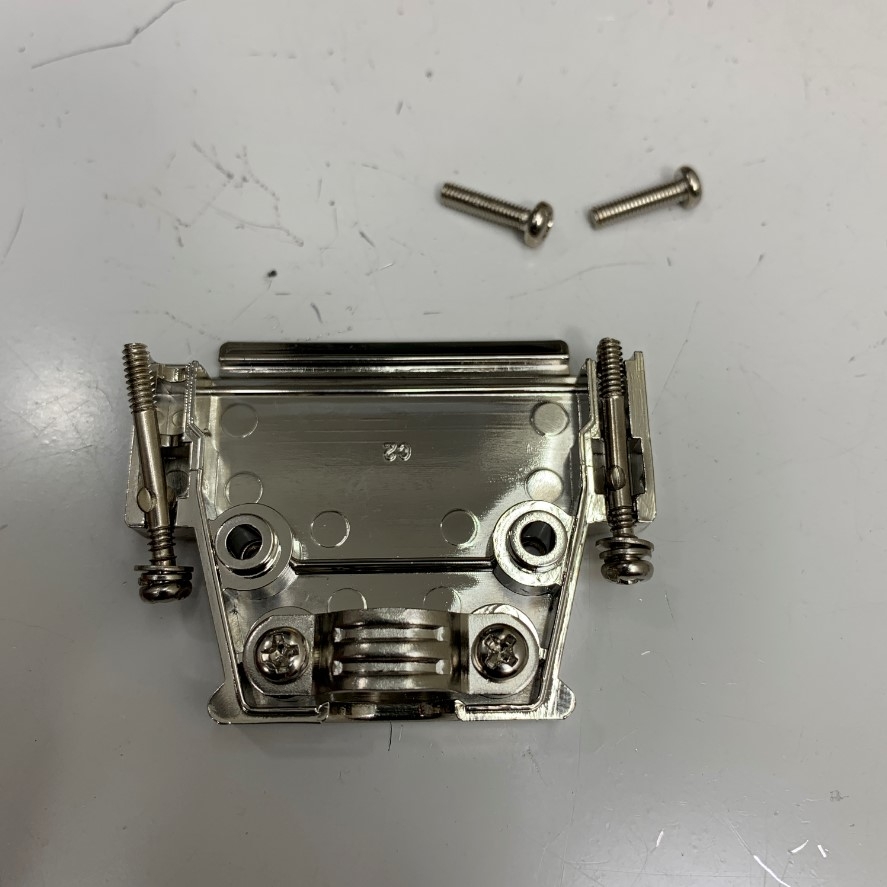 Vỏ Ốp DFS DSH-25 Metal Shell Cover Housing Hood Colour Silver For D-Sub 25 Pin Connector Plug 25 Way Panel Mount