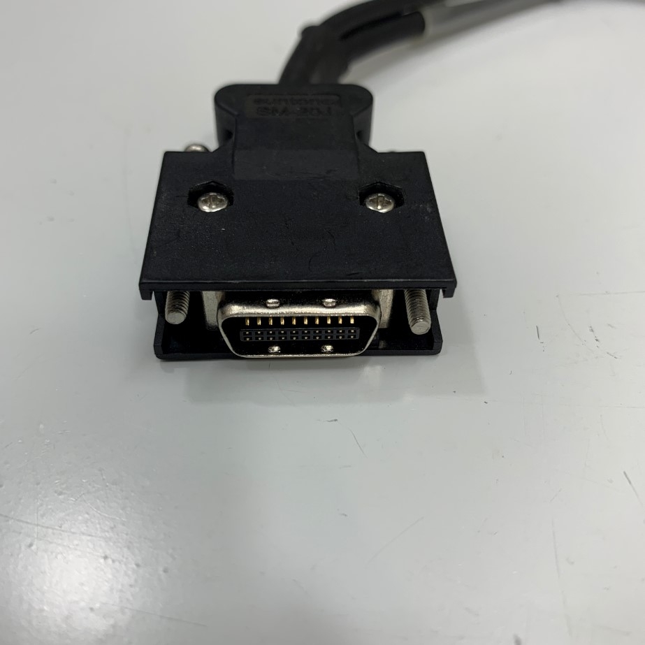 Cáp Điều Khiển Servo Driver Mitsubishi MR-J Series Dài 0.5M Cable B3LDL_110-PANEL MOVING X2 H223 Connector MDR 20 Pin to Molex 6 Pin