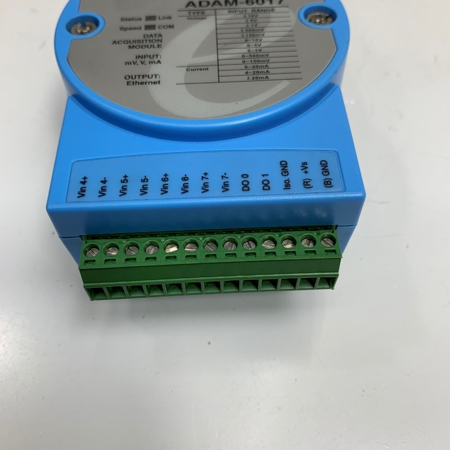 Bộ Chuyển Đổi Tín Hiệu ADAM-6017-D 8AI/2DO IoT Modbus/SNMP/MQTT Ethernet Remote I/O Advantech Converter