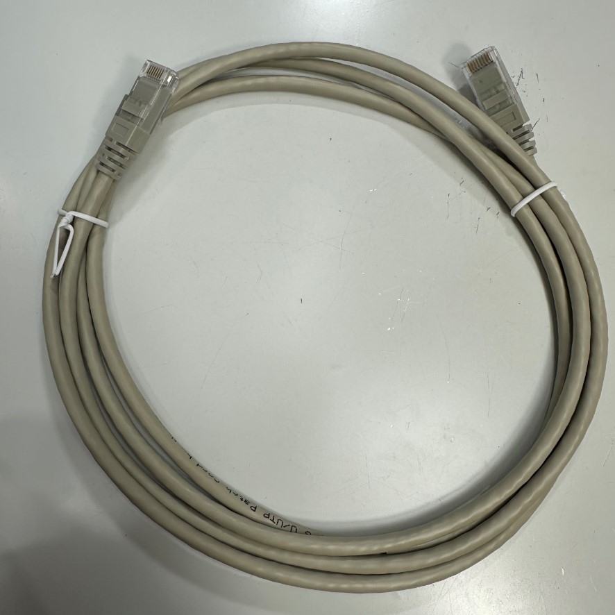 Cáp Mạng 2M 6.5ft N101.11EEGG Nexans Essential-6 CAT6 Unscreened UTP Ethernet Cable RJ45 to RJ45 PVC Light Grey 24AWG 4PR For Industrial Ethernet Cable Transmission Speed 1 Gigabit/s