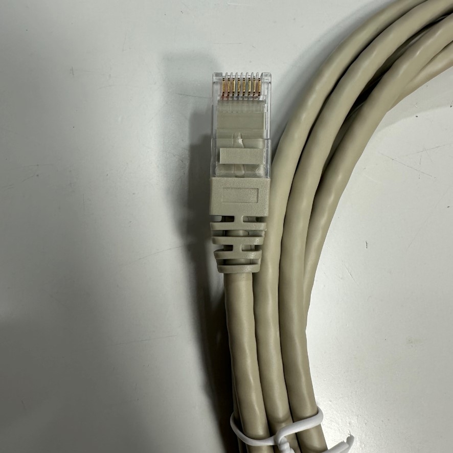 Cáp Mạng 3M 10ft N101.11EFGG Nexans Essential-6 CAT6 Unscreened UTP Ethernet Cable RJ45 to RJ45 PVC Light Grey 24AWG 4PR For Industrial Ethernet Cable Transmission Speed 1 Gigabit/s