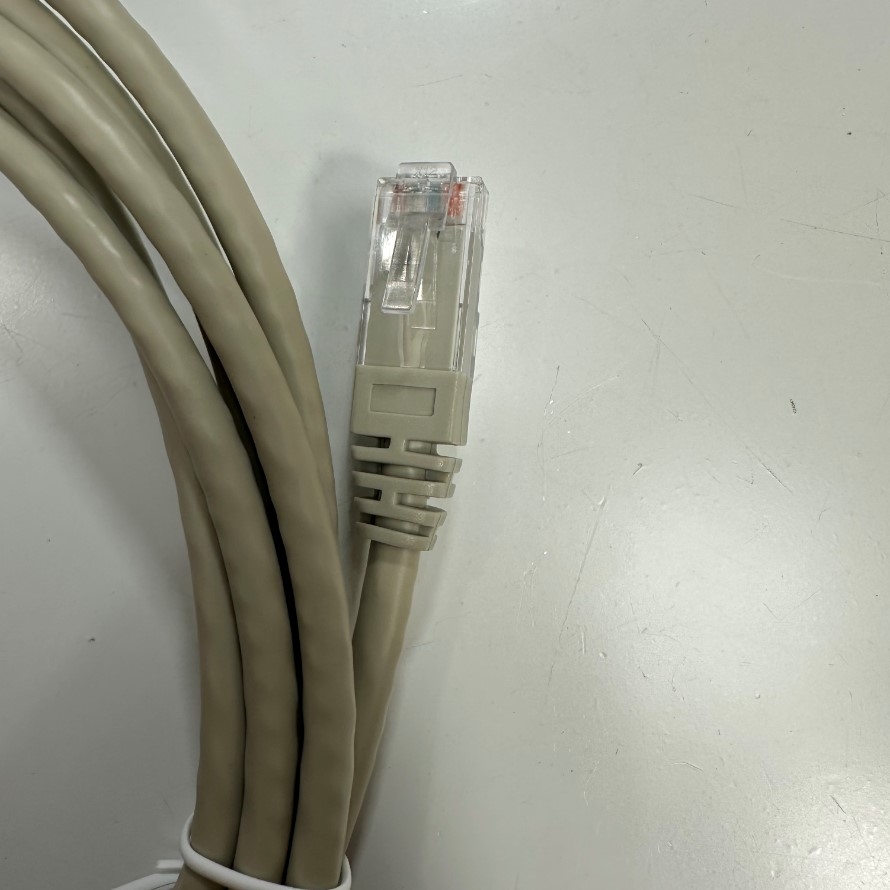 Cáp Mạng 3M 10ft N101.11EFGG Nexans Essential-6 CAT6 Unscreened UTP Ethernet Cable RJ45 to RJ45 PVC Light Grey 24AWG 4PR For Industrial Ethernet Cable Transmission Speed 1 Gigabit/s