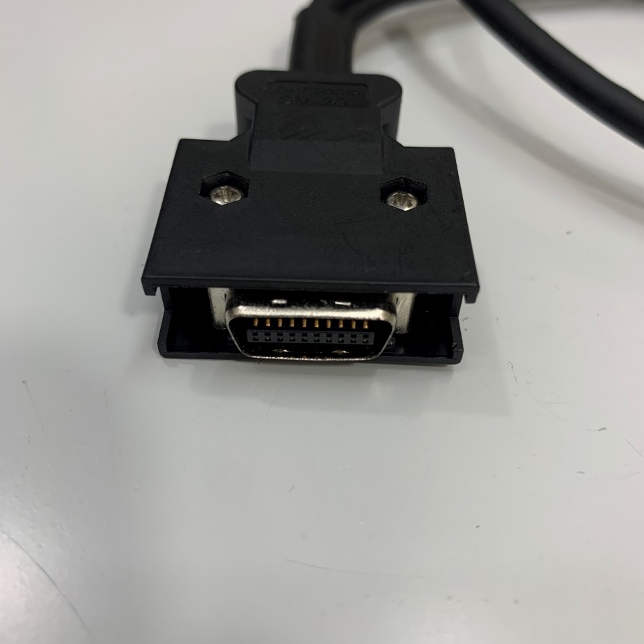 Cáp Điều Khiển Servo Driver Mitsubishi MR-J Series Dài 0.5M Cable B3LDL_112-PANEL MOVING X4 H223 Connector MDR 20 Pin to Molex 6 Pin