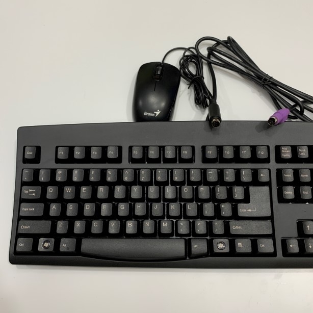 Bộ Combo Bàn Phím Solidtek Microsoft ACK-260 Và Chuột Máy Tính RAPOO N100 PS2 Keyboard Mouse