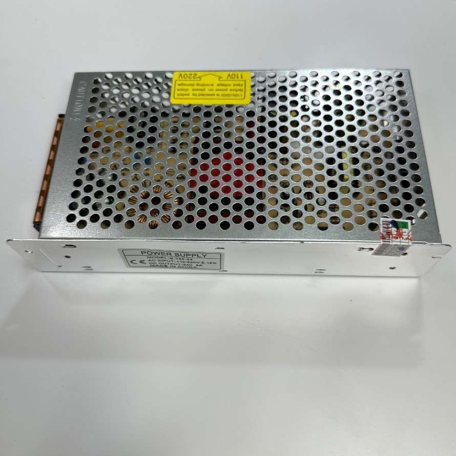 Nguồn Tổ Ong DC 24V 5A S-120-24 Industrial Switching Power Supply Input 100-240VAC 50/60Hz