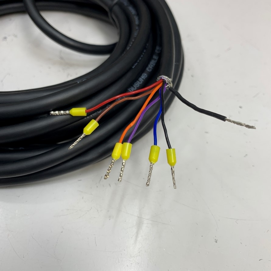 Cáp 10M 33ft Power and I/O Cable Connector Hirose HR10A-7P-6S(73) 6 Pin Female to 6 Core Open End For Industrial Camera Basler