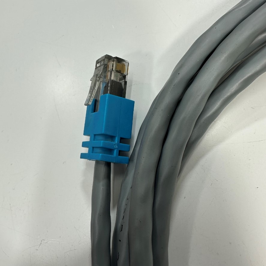 Cáp Mạng 3M 10ft Nexans 195600-5030-3 CAT6 Unscreened UTP Ethernet Cable RJ45 to RJ45 PVC Grey 24AWG 4PR For Industrial Ethernet Cable Transmission Speed 1 Gigabit/s