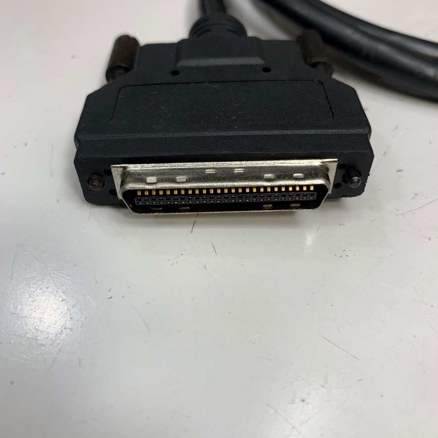 Cáp 1M 3.3ft Mitsubishi A1SC10B A Series Bus Cable Connector MDR 50 Pin Male to Male Pitch 1.27mm Gold For I/O Mitsubishi Main Base witch Ext Base A Series